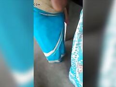 SATIN SILK SAREE AUNTY video2porn2