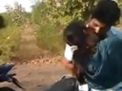 Indian girl kissing