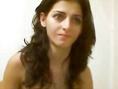 Amateur fat Indian bhabhi laying in sexy satin nighty lifting her legs