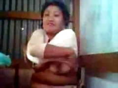 Old lady strip dress